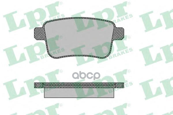 Комплект тормозных колодок 05P1487 Lpr арт. 05P1487