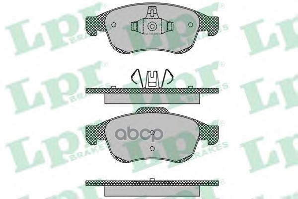 Комплект тормозных колодок 05P1493 Lpr арт. 05P1493