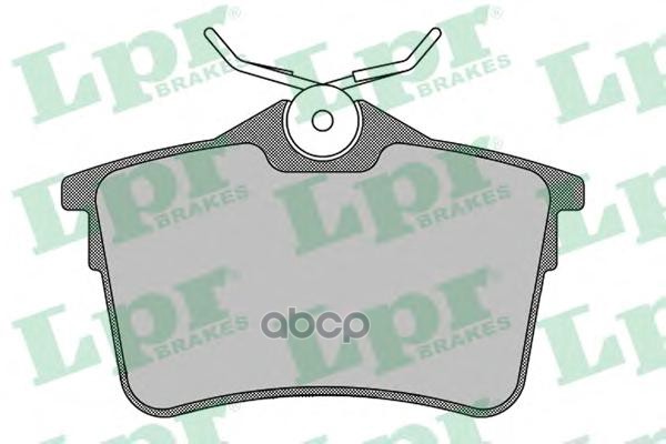Комплект тормозных колодок 05P1500 Lpr арт. 05P1500