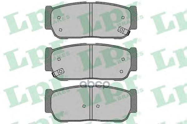 Колодки тормозные дисковые Lpr арт. 05P1504