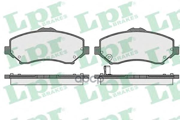 Комплект тормозных колодок 05P1548 Lpr арт. 05P1548