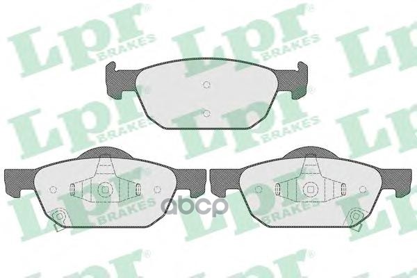 Комплект тормозных колодок 05P1560 Lpr арт. 05P1560