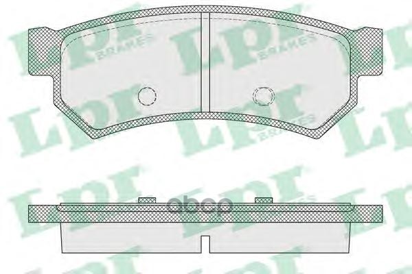Колодки тормозные дисковые Lpr арт. 05P1564