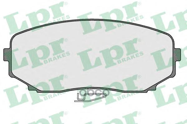 Комплект тормозных колодок 05P1573 Lpr арт. 05P1573