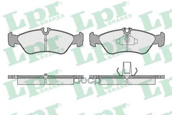 Комплект тормозных колодок 05P1611 Lpr арт. 05P1611