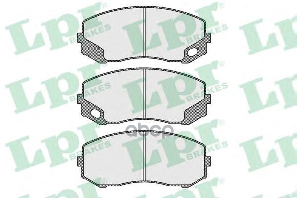 Колодки передние MITSUBISHI CANTER, FUSO 05P1613 Lpr арт. 05P1613