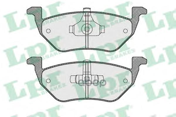 Колодки тормозные дисковые Lpr арт. 05P1620