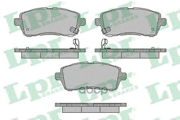 Комплект тормозных колодок 05P1673 Lpr арт. 05P1673