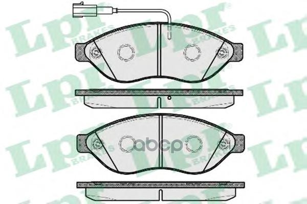 Колодки тормозные дисковые 05P1698 Lpr арт. 05P1698