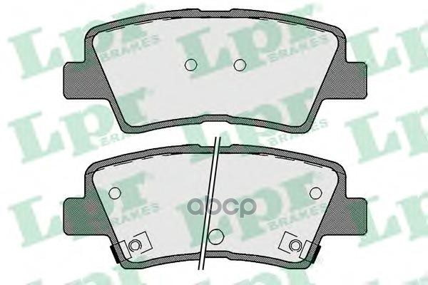 Колодки тормозные дисковые Lpr арт. 05P1710