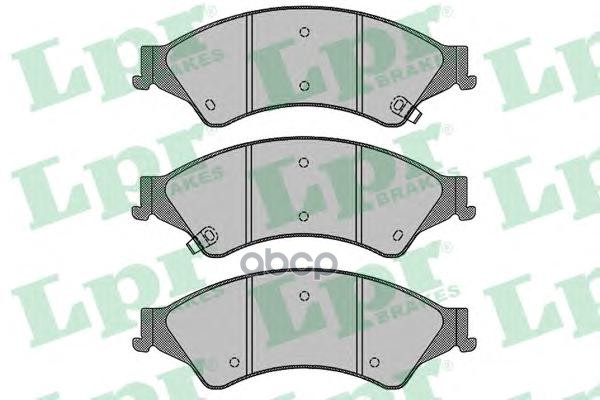 Колодки тормозные дисковые 05P1768 Lpr арт. 05P1768