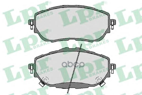 Колодки тормозные дисковые Lpr арт. 05P1784
