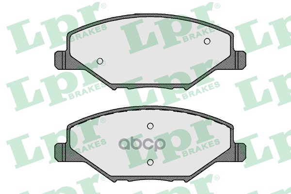 Колодки тормозные дисковые 05P1795 Lpr арт. 05P1795
