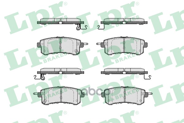 Колодки тормозные дисковые 05P1798 Lpr арт. 05P1798