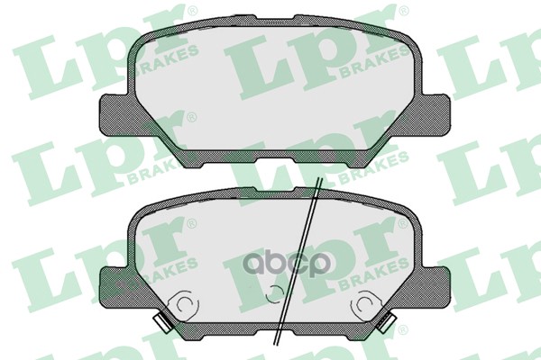 Колодки тормозные дисковые Lpr арт. 05P1802