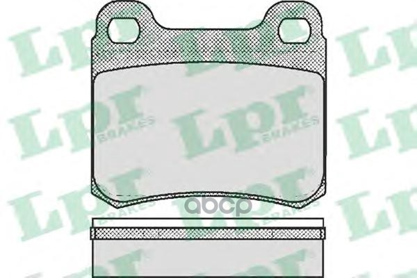 Колодки торм. дисковые Lpr арт. 05p181