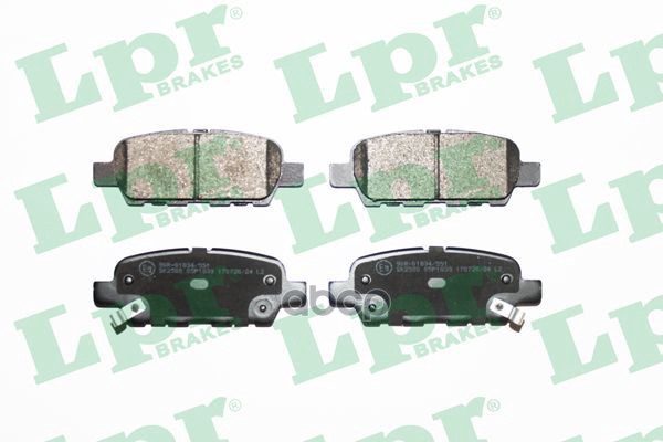 Колодки торм.диск. Lpr арт. 05p1839