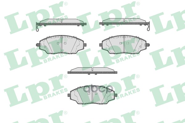 Колодки тормозные дисковые 05P1846 Lpr арт. 05P1846