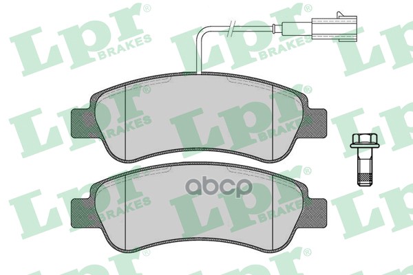 Колодки тормозные дисковые 05P1902 Lpr арт. 05P1902