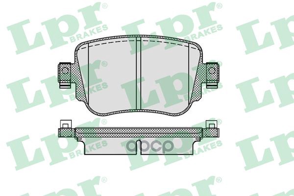 Колодки тормозные дисковые 05P1986 Lpr арт. 05P1986