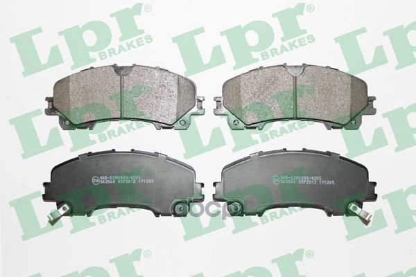 Колодки тормозные дисковые 05P2012 Lpr арт. 05P2012