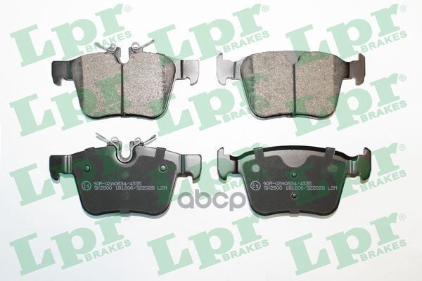 Колодки тормозные дисковые Lpr арт. 05P2028