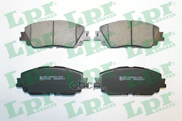 Колодки тормозные TOYOTA CAMRY V70/ RAV4 V 18- передние 05P2117 Lpr арт. 05P2117