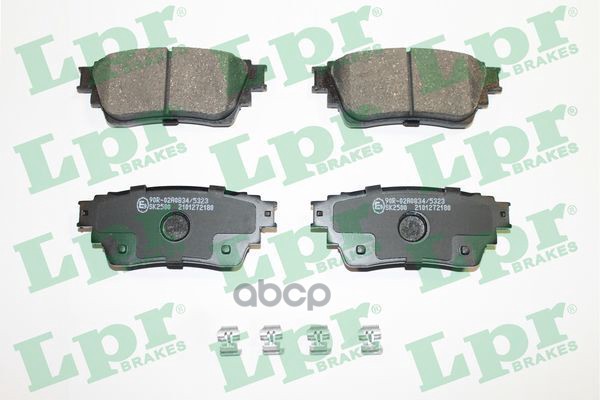 Колодки тормозные MITSUBISHI OUTLANDER III 12-ECLIPSE CROSS 17- задние 05P2180 Lpr арт. 05P2180
