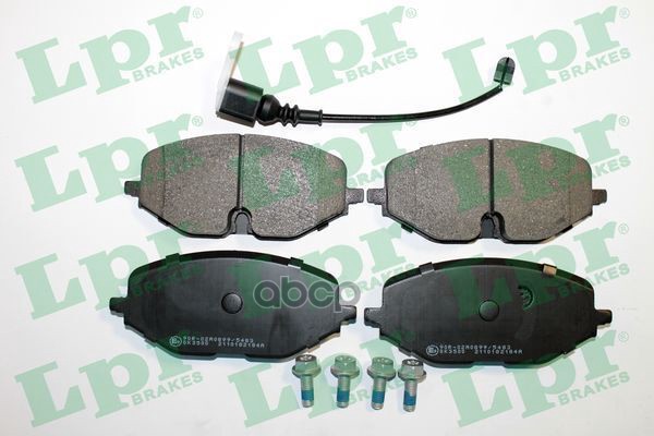 КОЛОДКИ ТОРМОЗНЫЕ ДИСКОВЫЕ ПЕРЕДНИЕ AUDI A3 / SKODA OKTAVIA IV / VW CADDY 20- 05P2184A Lpr арт. 05P2184A