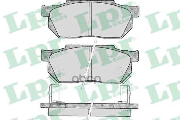 Комплект тормозных колодок 05P322 Lpr арт. 05P322
