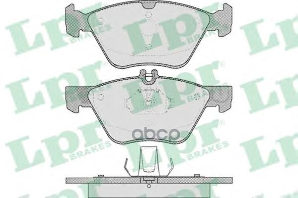 Комплект тормозных колодок 05P406 Lpr арт. 05P406