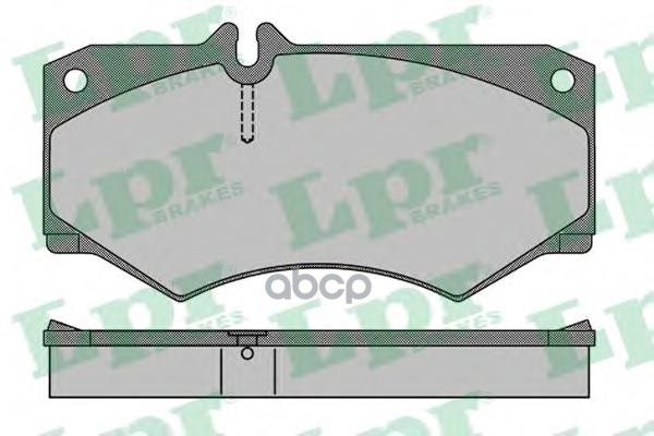 Колодки тормозные дисковые Lpr арт. 05P408