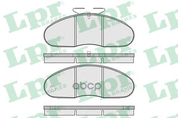 Колодки тормозные дисковые Lpr арт. 05P414