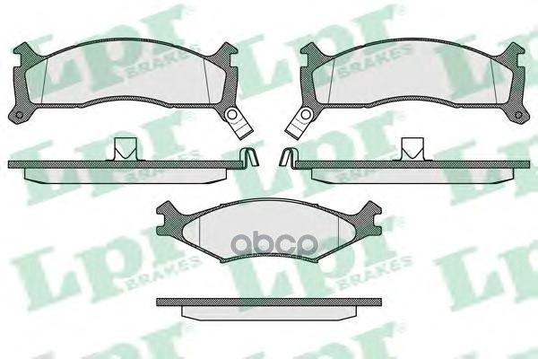 Колодки тормозные дисковые Lpr арт. 05P426