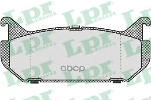 Колодки тормозные дисковые Lpr арт. 05P512