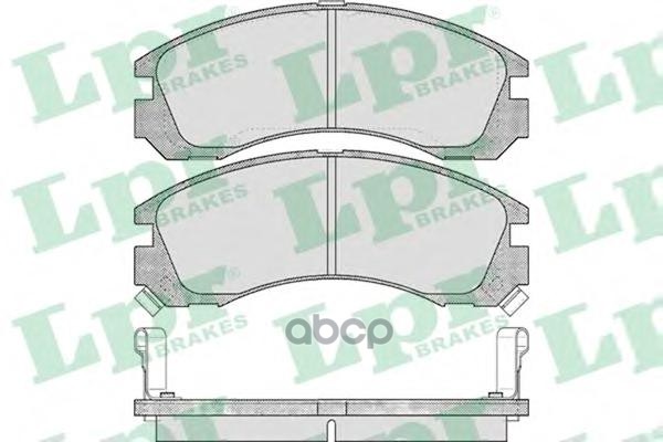 Колодки тормозные дисковые Lpr арт. 05P578