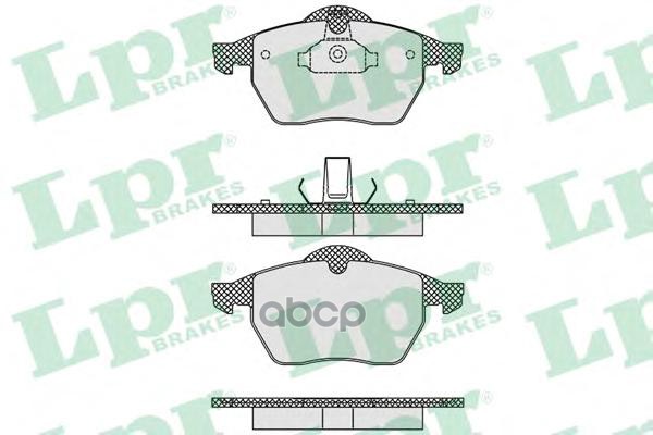 Колодки тормозные дисковые Lpr арт. 05P635