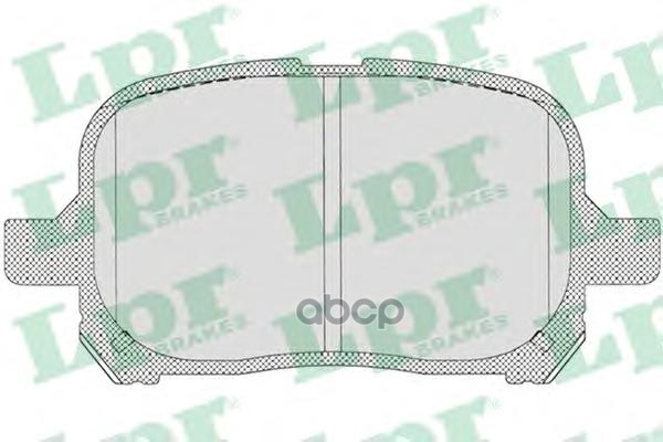 Колодки тормозные дисковые Lpr арт. 05P712