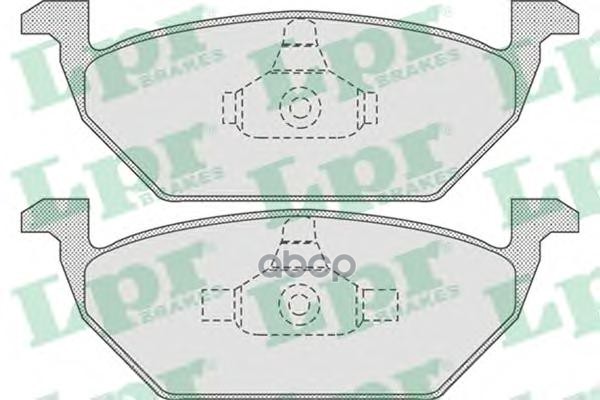 Комплект тормозных колодок 05P730 Lpr арт. 05P730