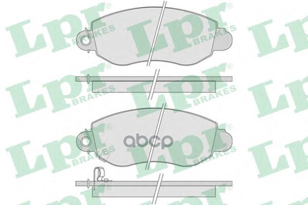 Комплект тормозных колодок 05P775 Lpr арт. 05P775