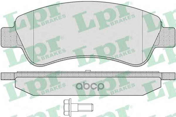 Комплект тормозных колодок 05P802 Lpr арт. 05P802