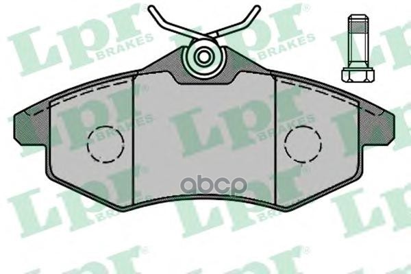 Колодки тормозные дисковые Citroen C2/C3 Lpr арт. 05P805