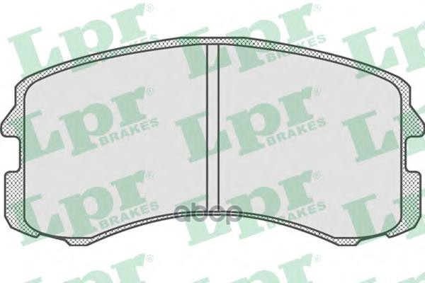 Комплект тормозных колодок 05P826 Lpr арт. 05P826