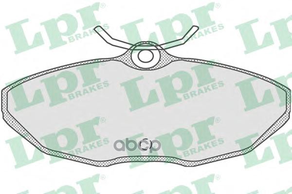 Колодки Тормозные Дисковые Lpr арт. 05P854