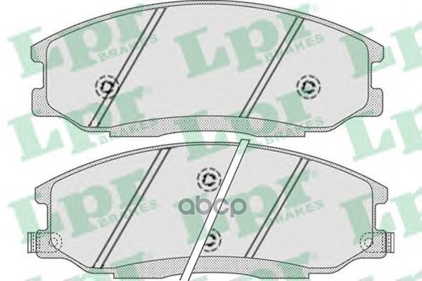 Колодки тормозные дисковые Lpr арт. 05P859