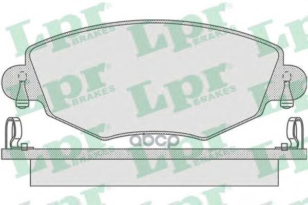 Колодки тормозные дисковые Lpr арт. 05P865