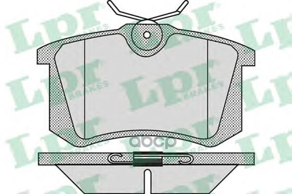 Комплект тормозных колодок 05P868 Lpr арт. 05P868