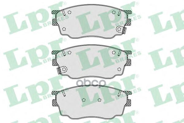 Колодки тормозные дисковые Lpr арт. 05P877