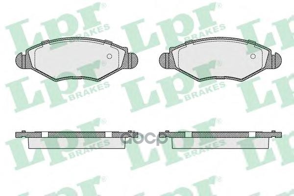 Колодки тормозные дисковые Lpr арт. 05P903
