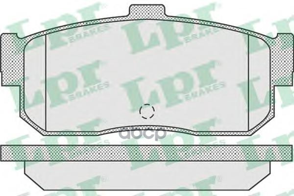 Колодки тормозные дисковые Lpr арт. 05P929